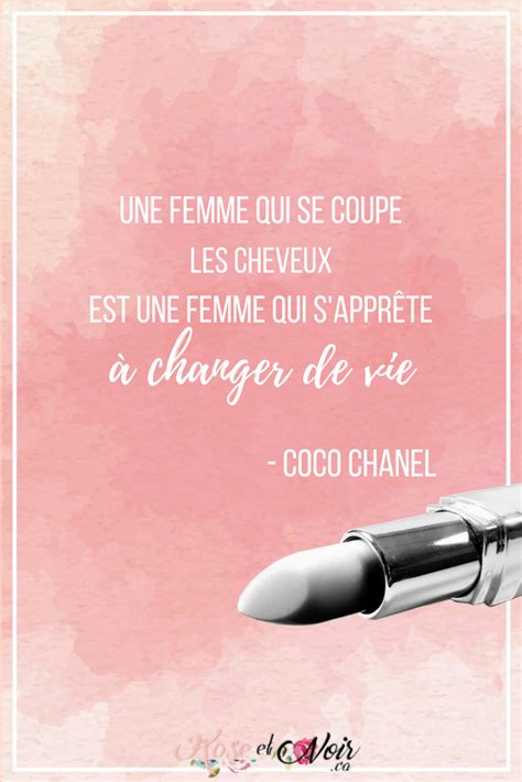 une femme qui se coupe les cheveux coco chanel|10 citations marquantes de Coco Chanel .